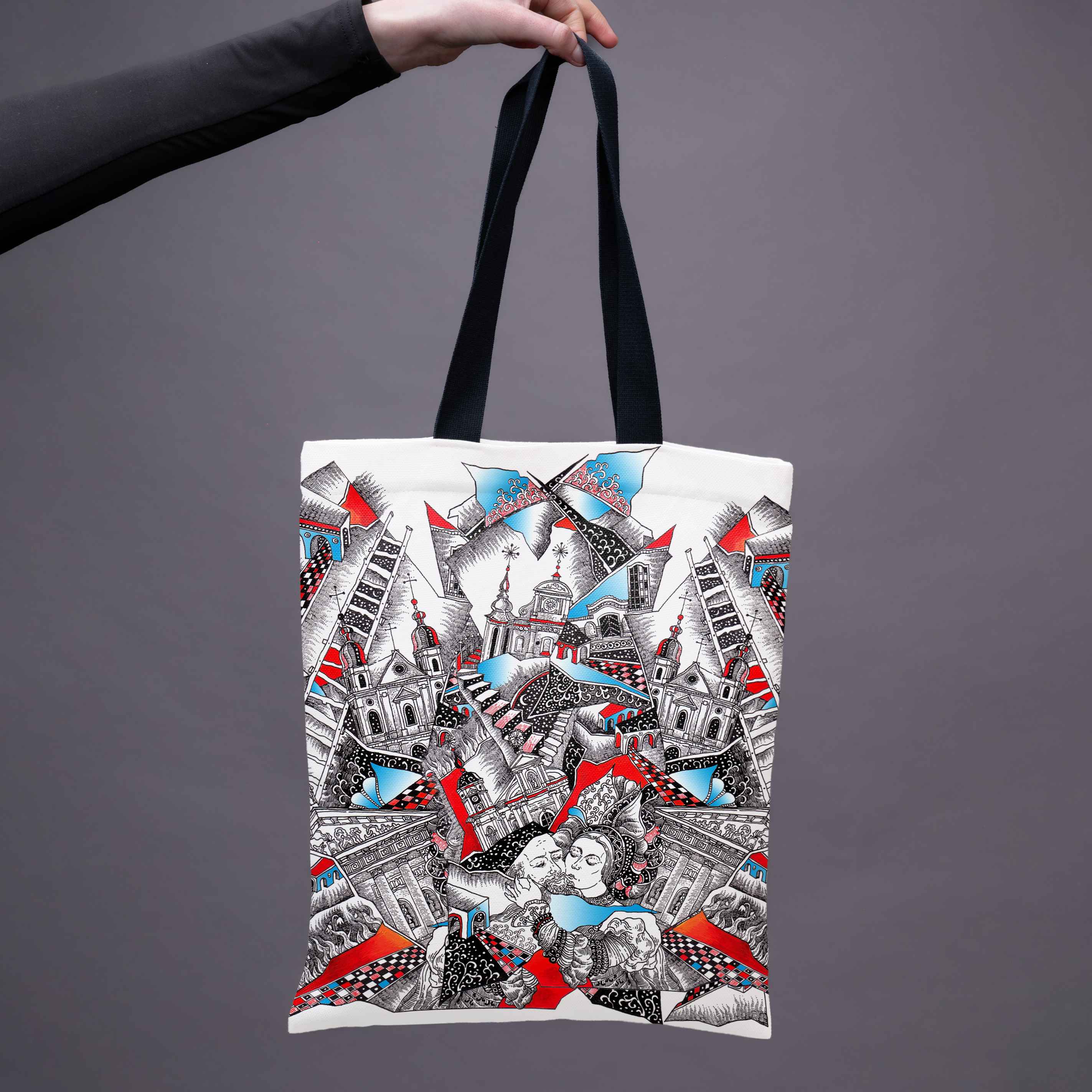 Pirkinių krepšys Aušra Čapskytė „Pabučiavimas. Linkėjimai iš Vilniaus