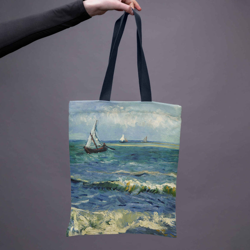 Pirkinių krepšys Vincent van Gogh „The Sea at Les Saintes-Maries-de-la-Mer