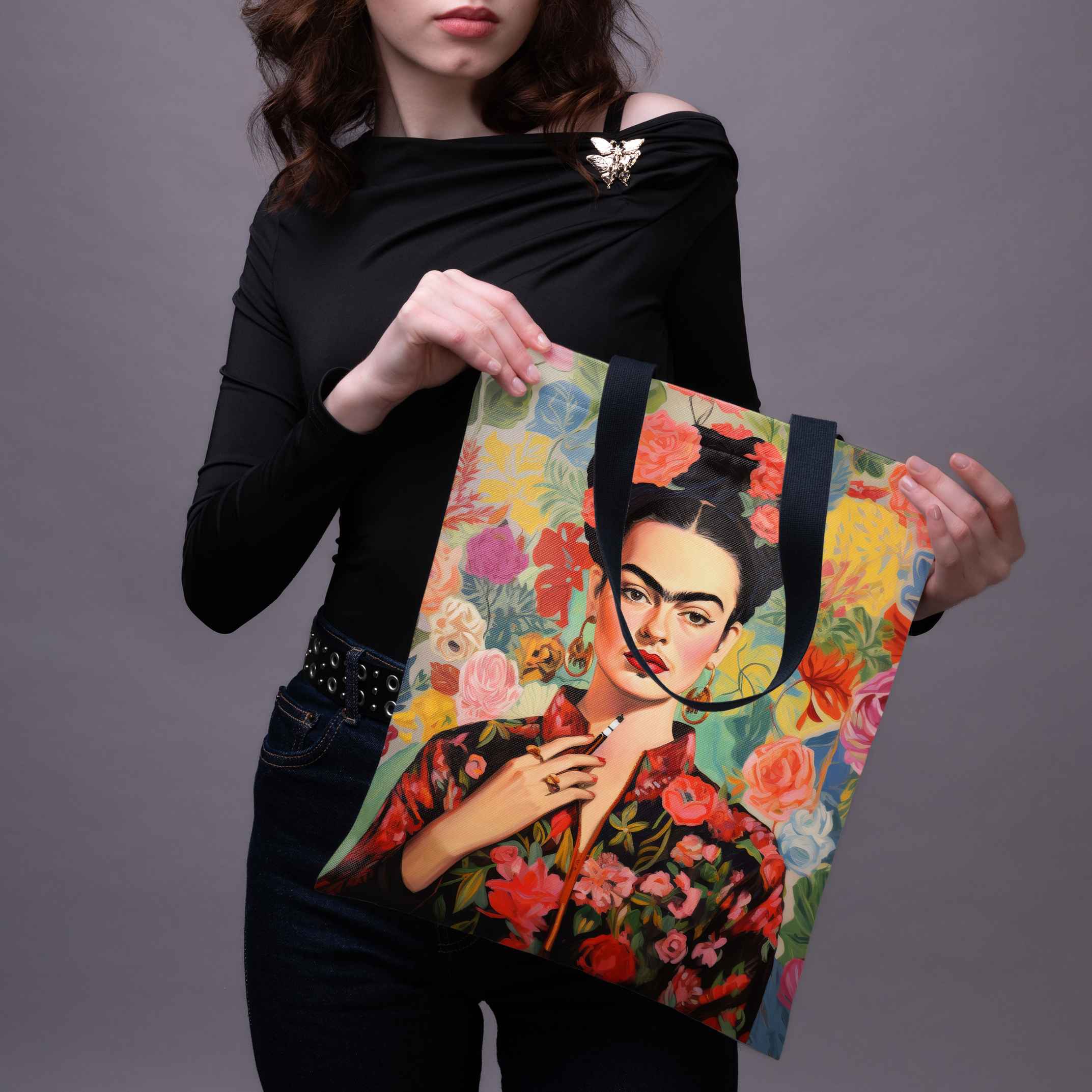 Pirkinių krepšys Imagine „Frida gėlėse