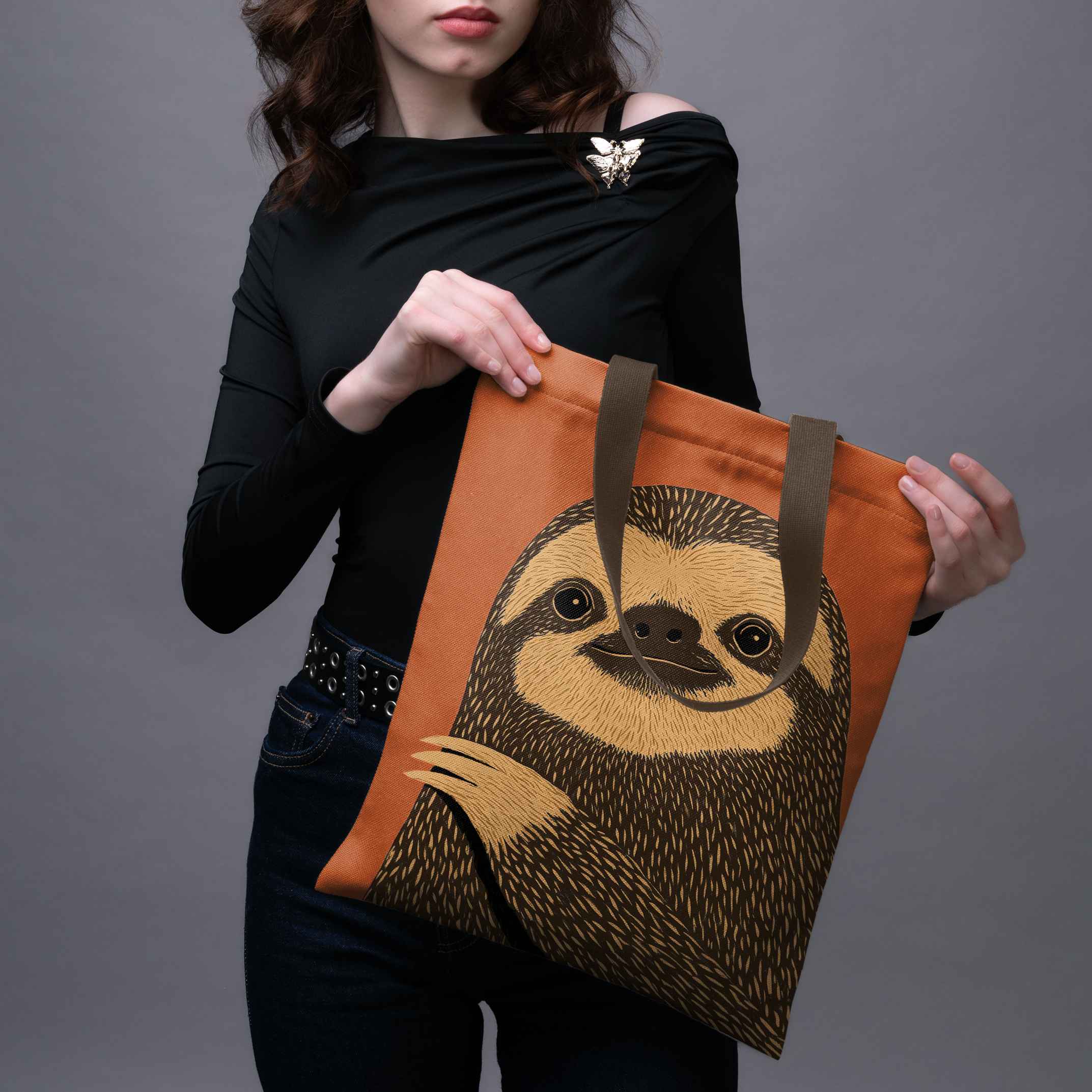 Pirkinių krepšys ZOO „Tinginys