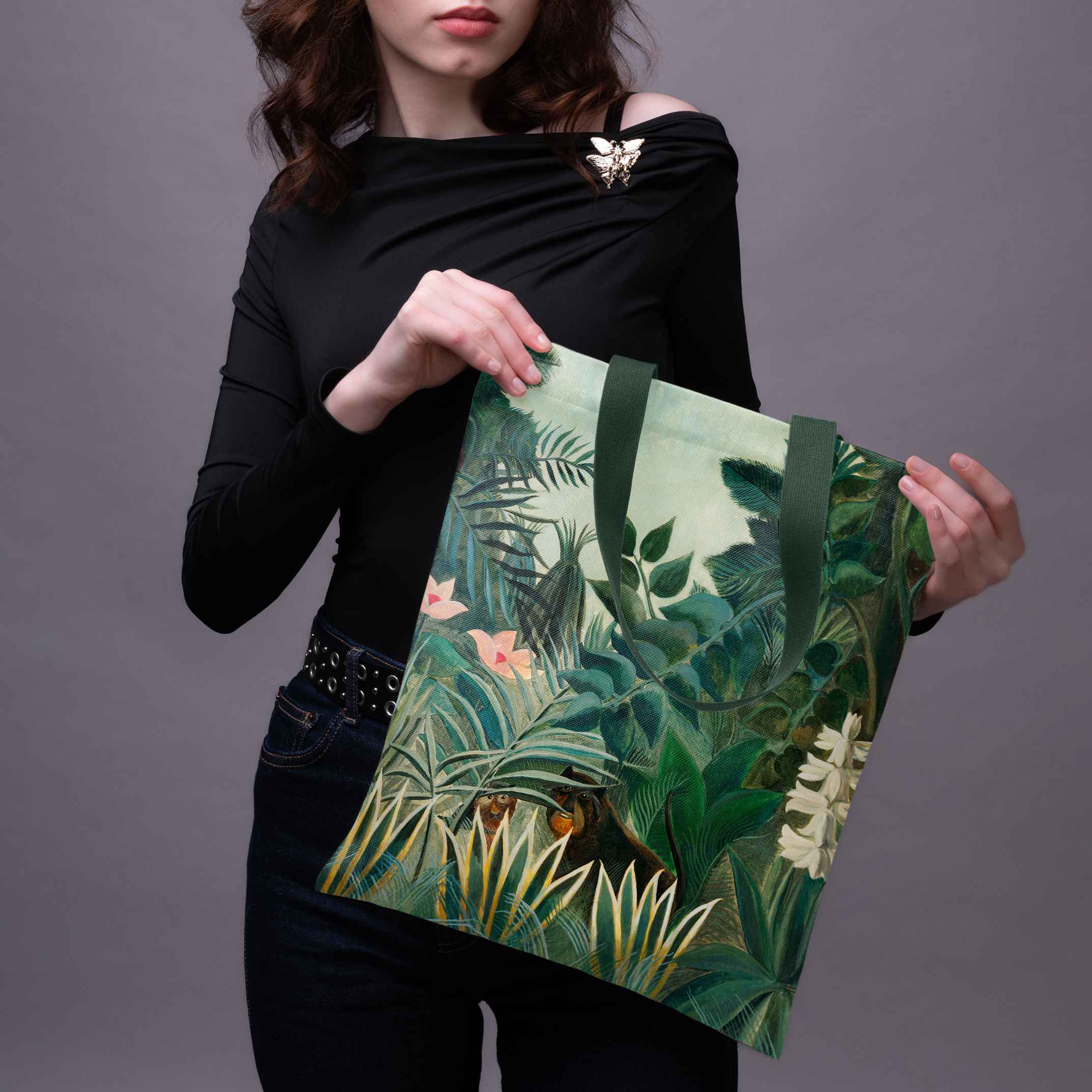 Pirkinių krepšys Henri Rousseau „The Equatorial Jungle