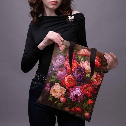 Pirkinių krepšys Imagine „Bijūnų puokštė