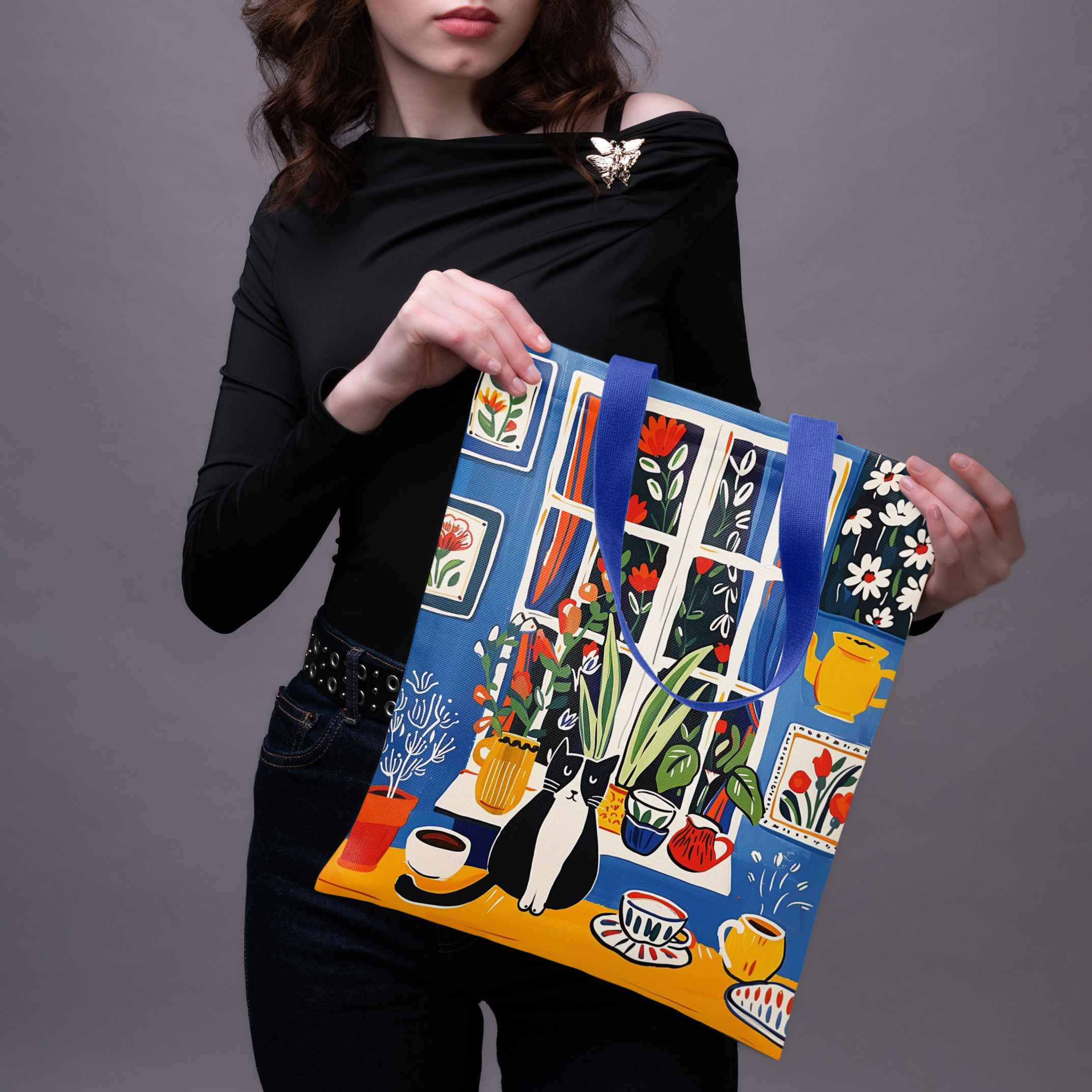 Pirkinių krepšys Imagine „Katino namai