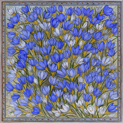 Tablecloth made of recycled fabric Gustav Klimt 