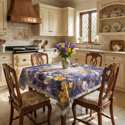 Tablecloth made of recycled fabric Gustav Klimt 