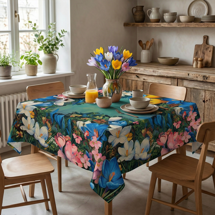 Tablecloth made of recycled fabric Gustav Klimt 