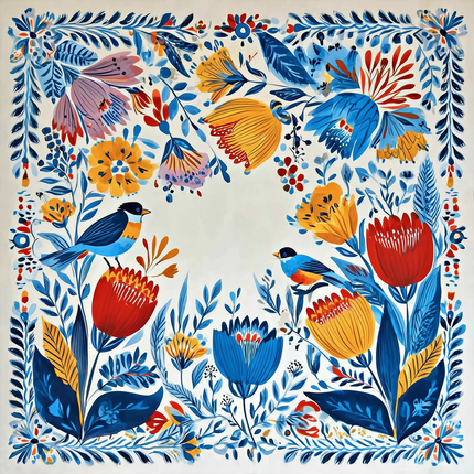 Tablecloth made of recycled fabric Gustav Klimt 