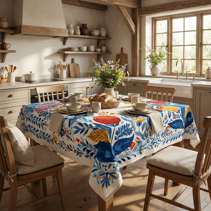 Tablecloth made of recycled fabric Gustav Klimt 