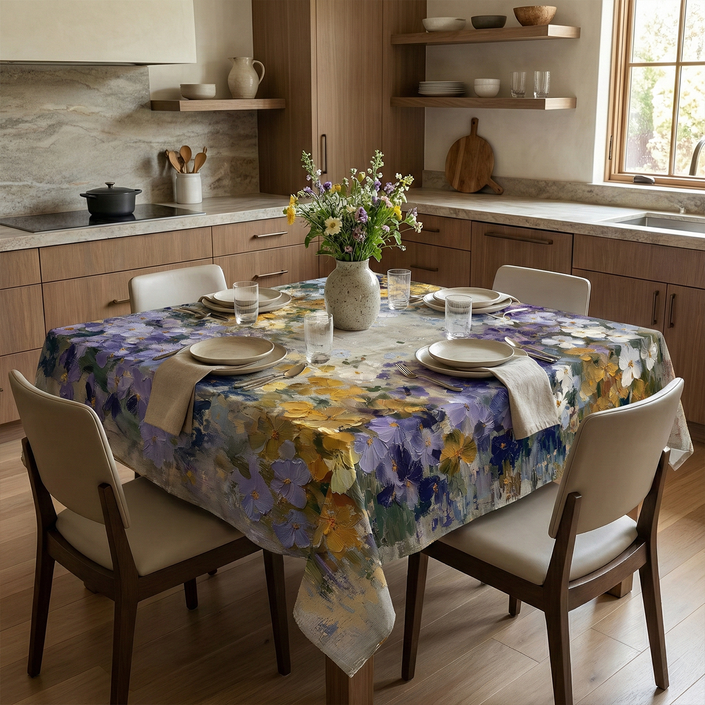 Tablecloth made of recycled fabric Gustav Klimt 