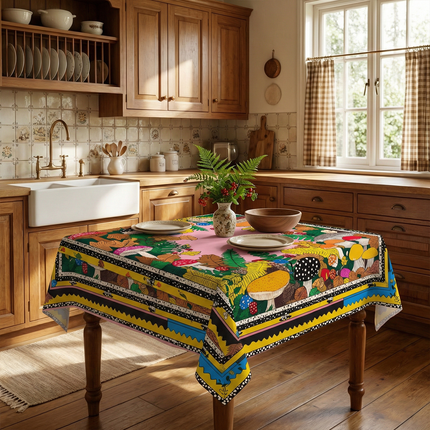 Tablecloth made of recycled fabric Gustav Klimt 