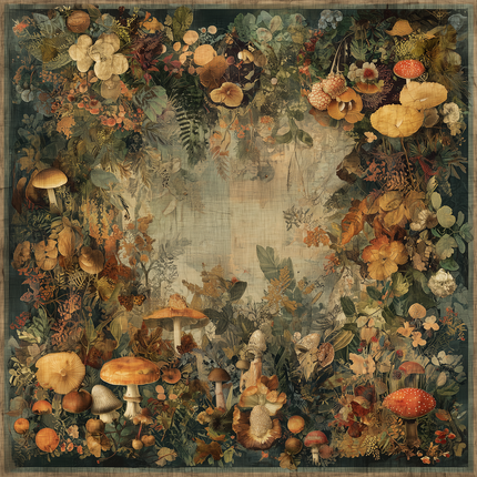 Tablecloth made of recycled fabric Gustav Klimt 