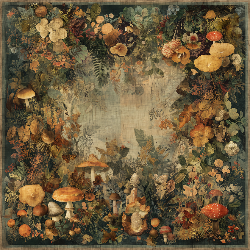 Tablecloth made of recycled fabric Gustav Klimt 