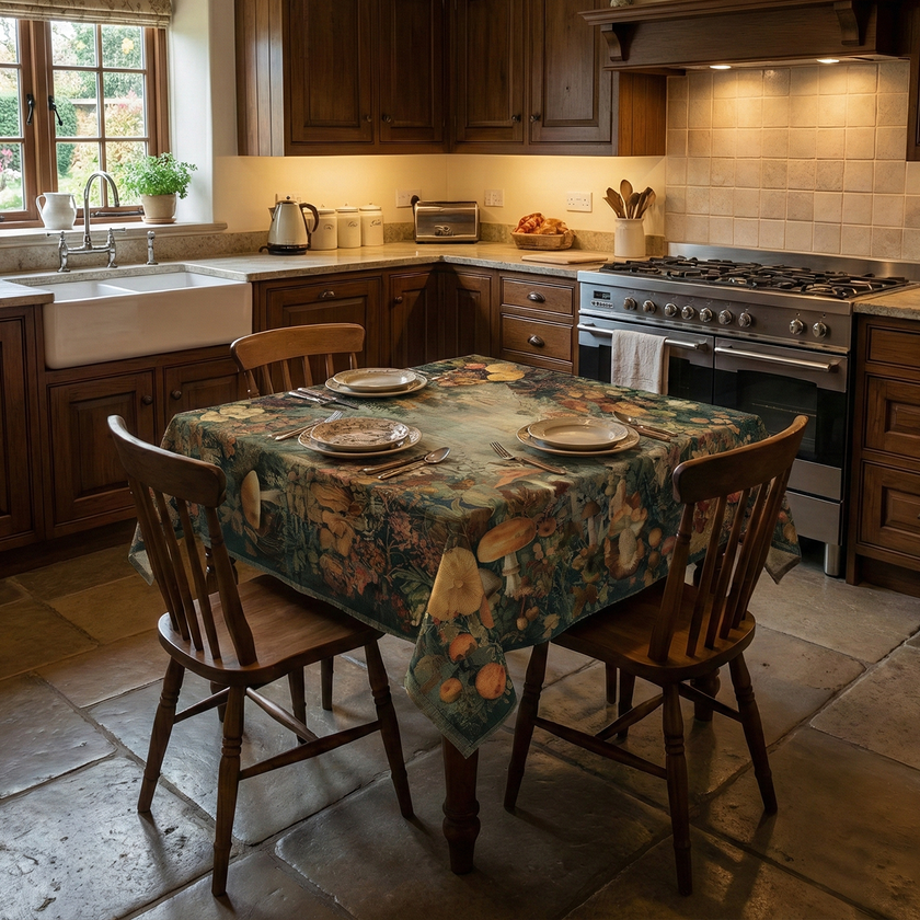 Tablecloth made of recycled fabric Gustav Klimt 
