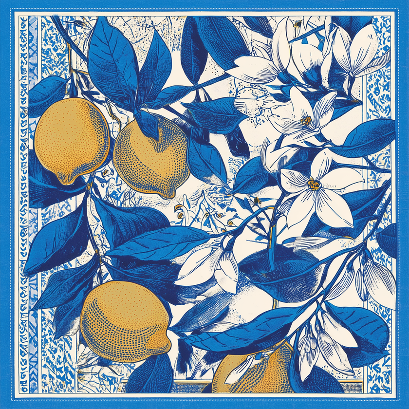 Tablecloth made of recycled fabric Gustav Klimt 