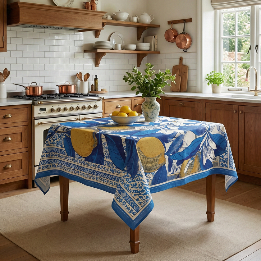 Tablecloth made of recycled fabric Gustav Klimt 