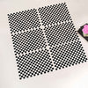 Pailgi Stalo padėkliukai Classy „Checkerboard“ (6 vnt.)