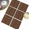 Stalo padėkliukai Classy „Leopardas“ (6 vnt.)