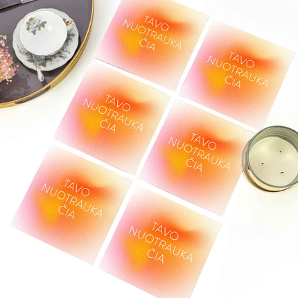 Placemats with your photo (6 pcs.)