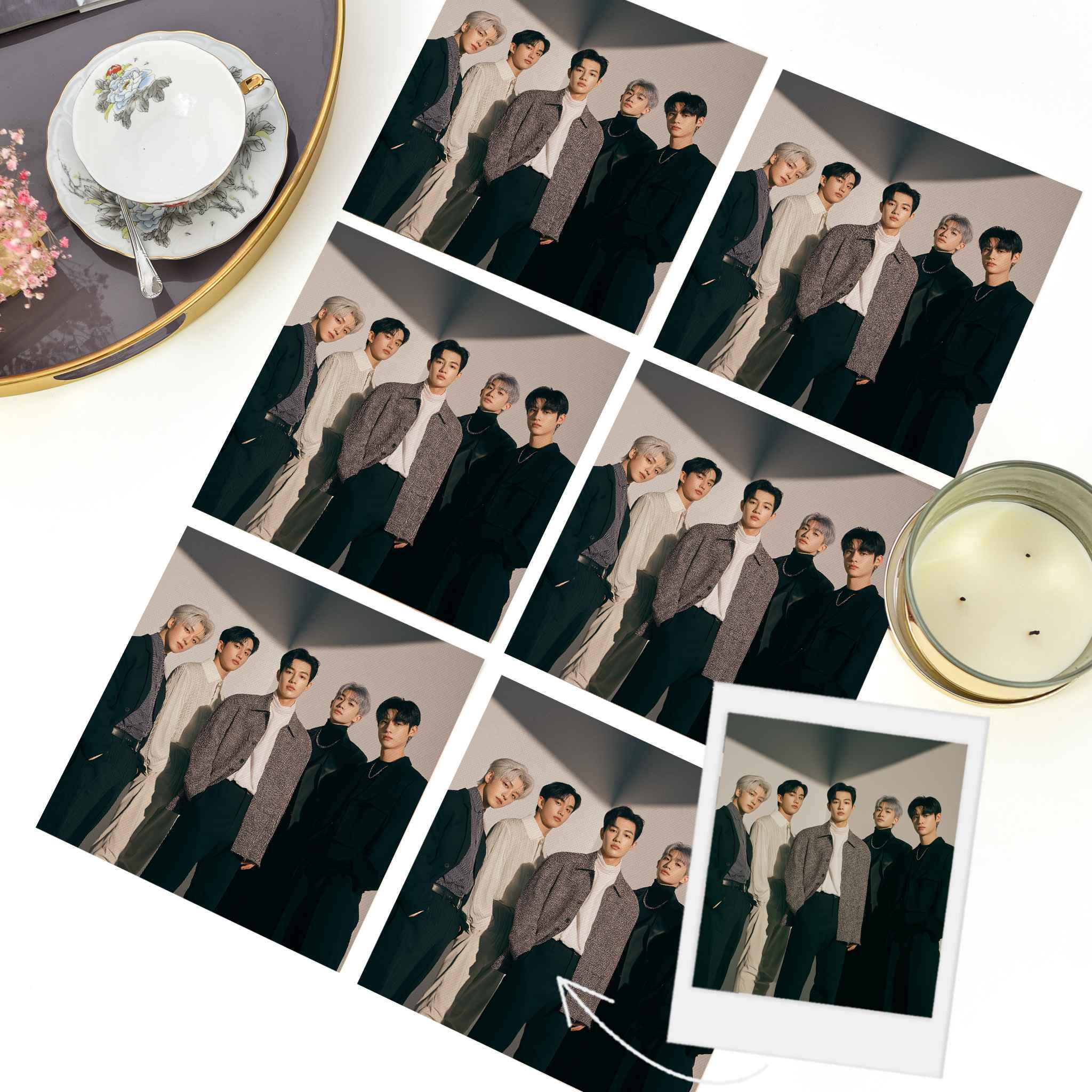 Stalo padėkliukai su jūsų nuotrauka (6 vnt.)