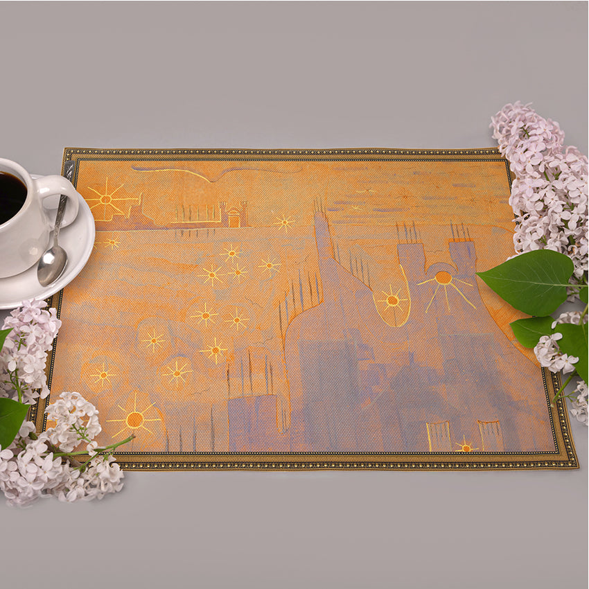 <tc>Table mats "M.K. Čiurlionis No. 3" (6 pcs.)</tc>