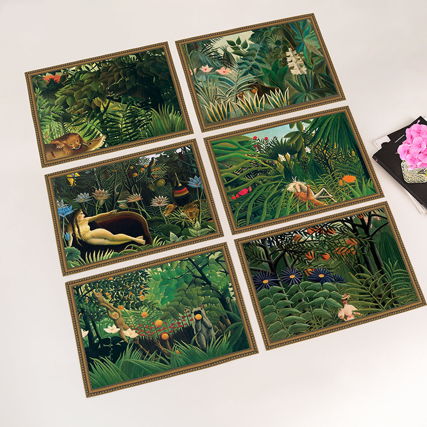 <tc>Table mats "Henri Rousseau" (6 pcs.)</tc>