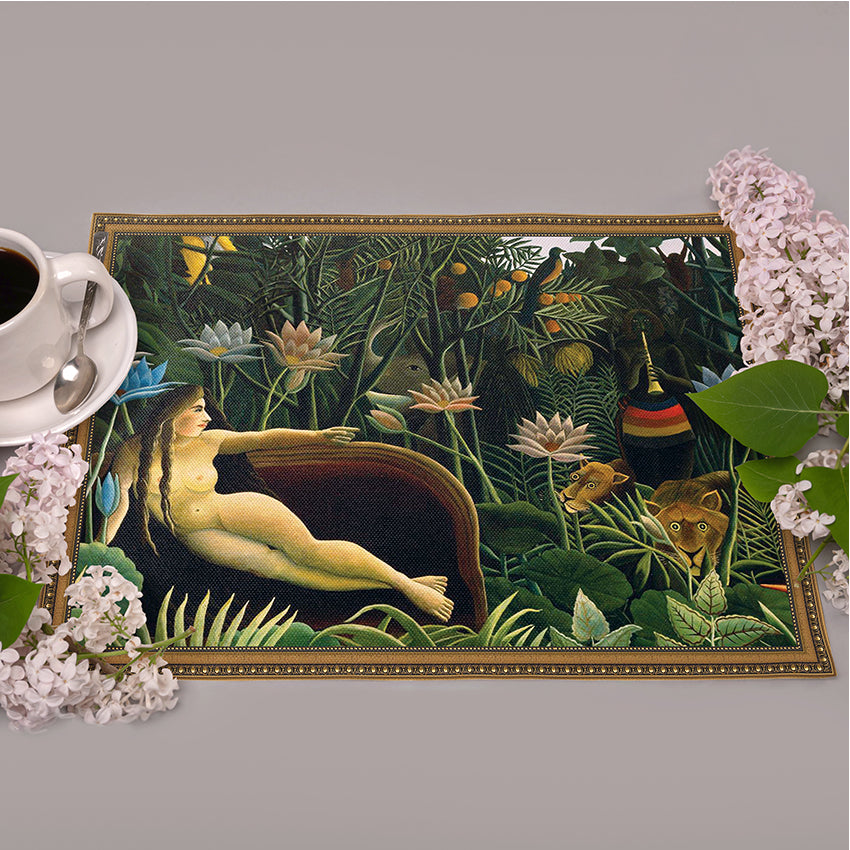 <tc>Table mats "Henri Rousseau" (6 pcs.)</tc>