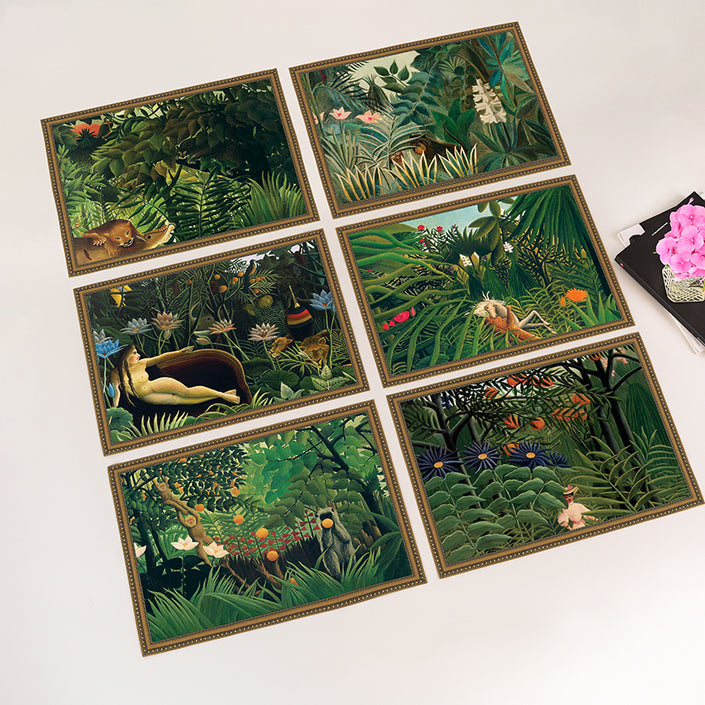Pailgi Stalo padėkliukai „Henri Rousseau
