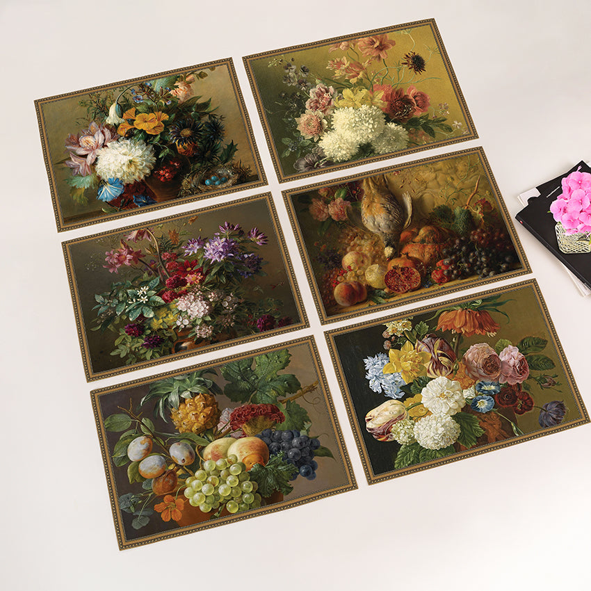 <tc>Table mats Jan van Os "Dutch flowers"</tc>