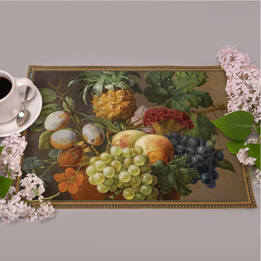 <tc>Table mats Jan van Os "Dutch flowers"</tc>