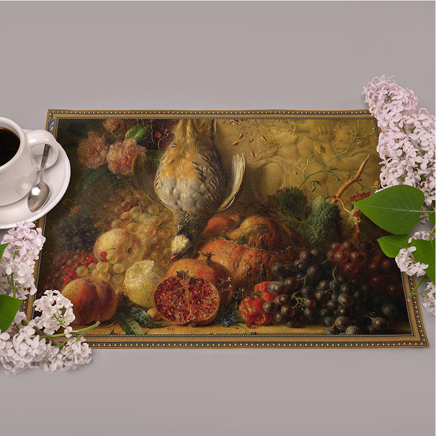 <tc>Table mats Jan van Os "Dutch flowers"</tc>