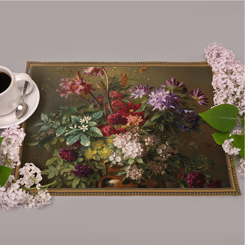 <tc>Table mats Jan van Os "Dutch flowers"</tc>