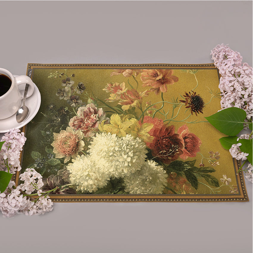 <tc>Table mats Jan van Os "Dutch flowers"</tc>