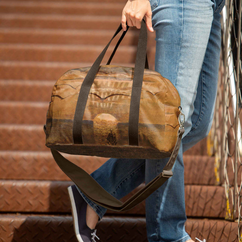 Kelioninis / sportinis krepšys M. K. Čiurlionis „Saulėlydis