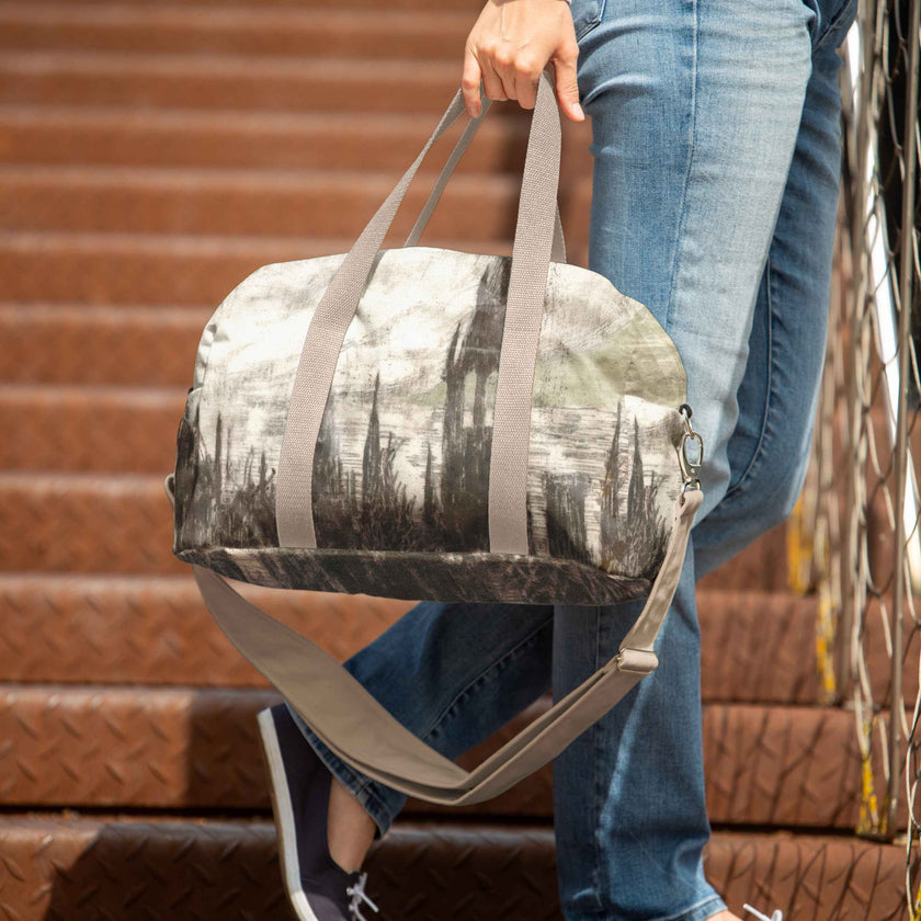 Kelioninis / sportinis krepšys M. K. Čiurlionis „Bokštai