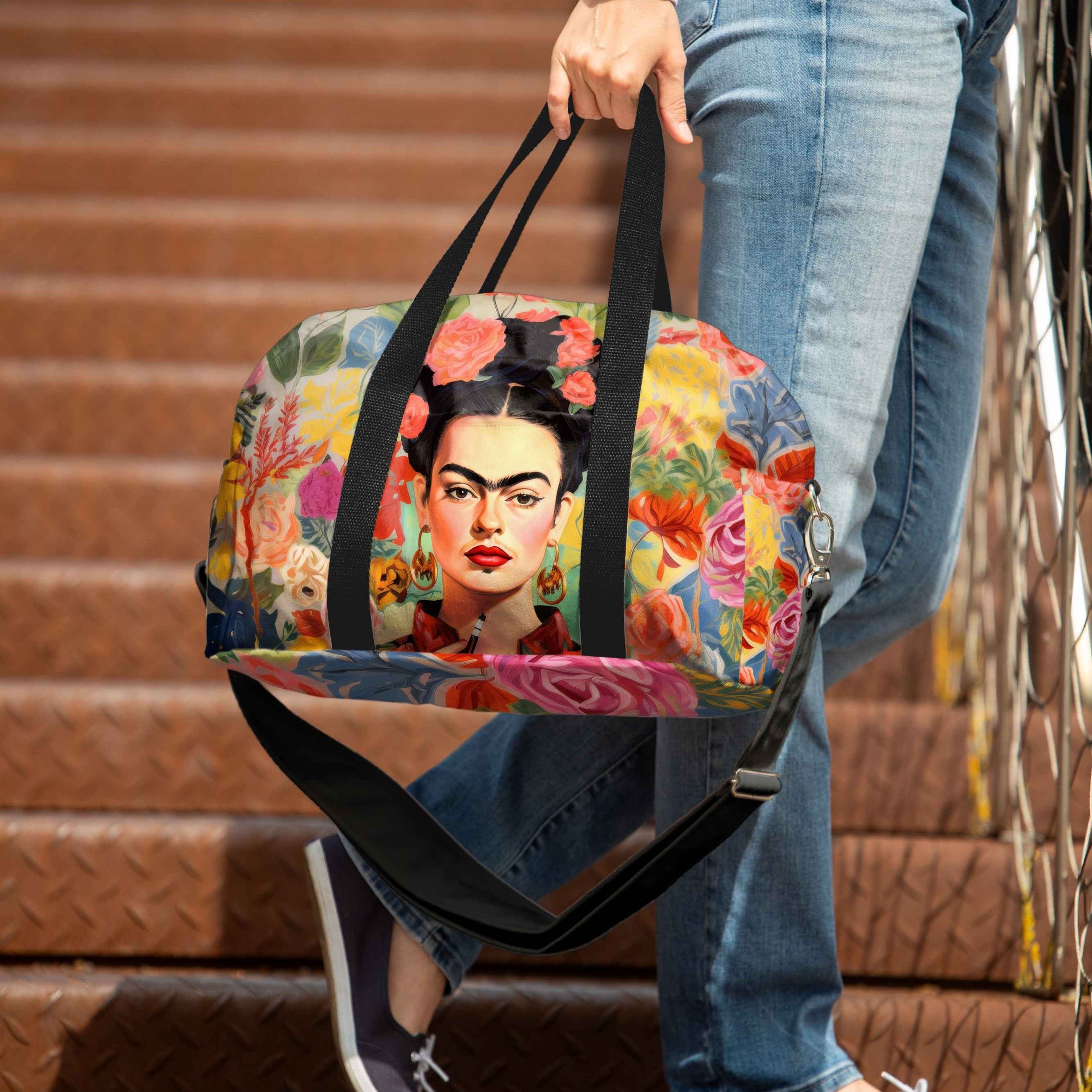 <tc>Travel / sports bag Imagine "Frida in Flowers"</tc>