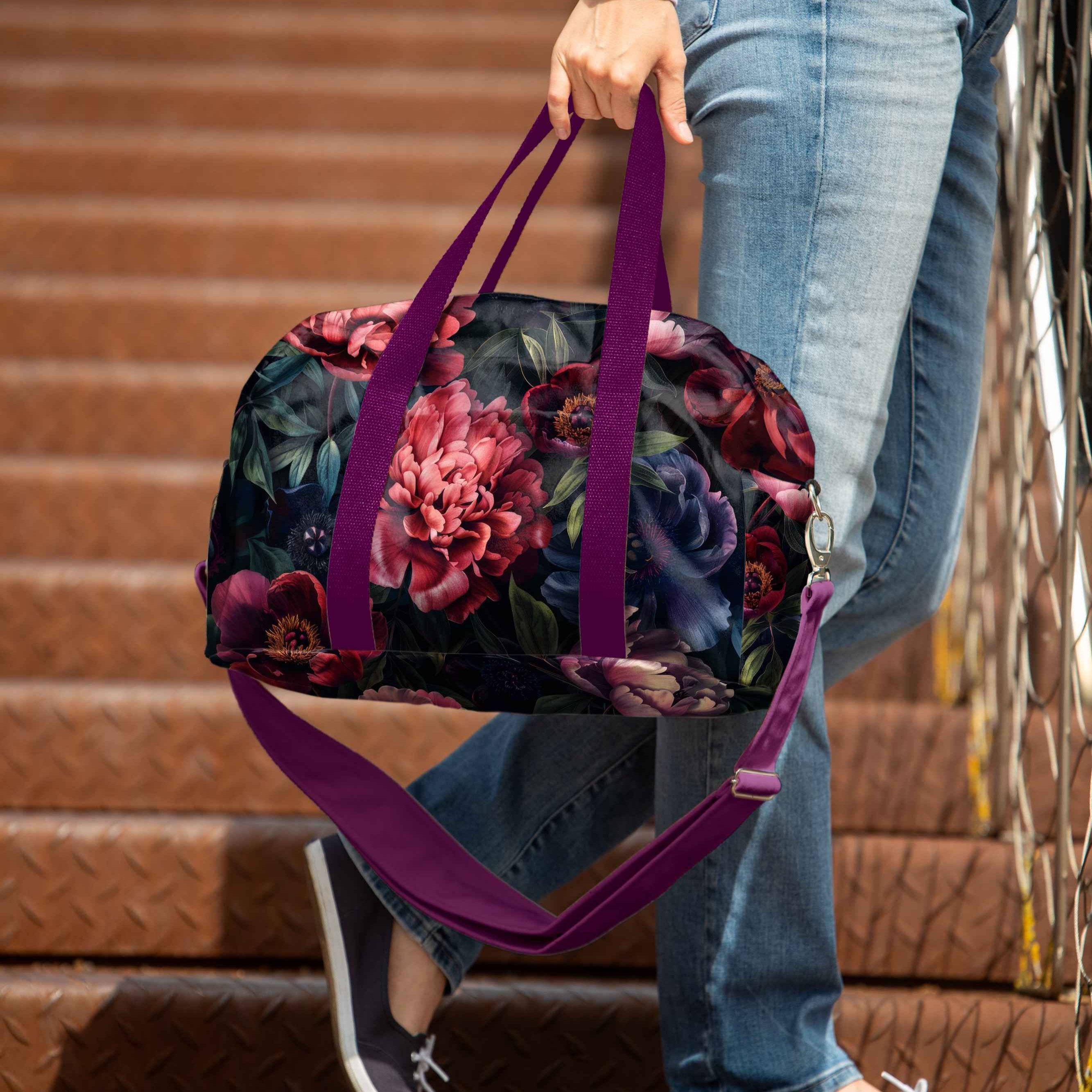 <tc>Travel / sports bag Imagine "Night of Peonies"</tc>