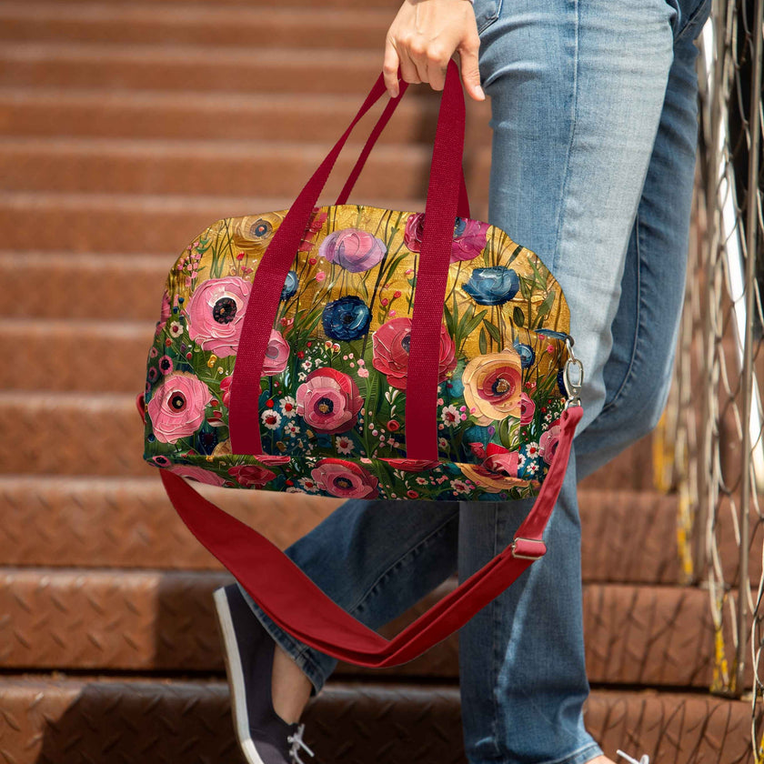 Kelioninis / sportinis krepšys Imagine „Gėlės Klimtui