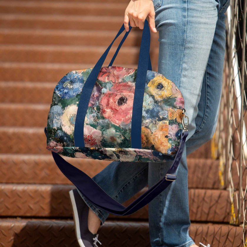 Kelioninis / sportinis krepšys Imagine „Gėlės Monet