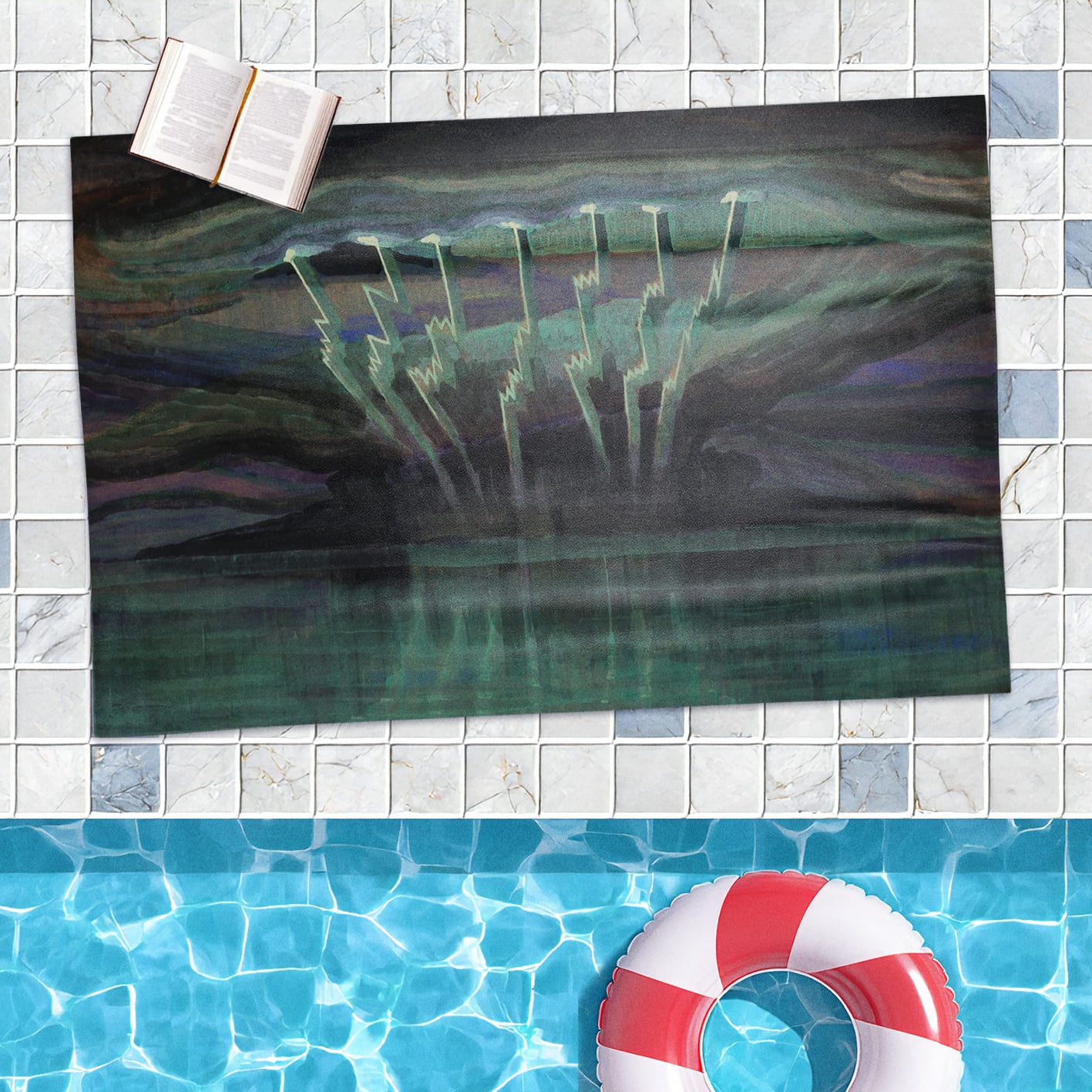Rankšluostis M. K. Čiurlionis „Žaibai"