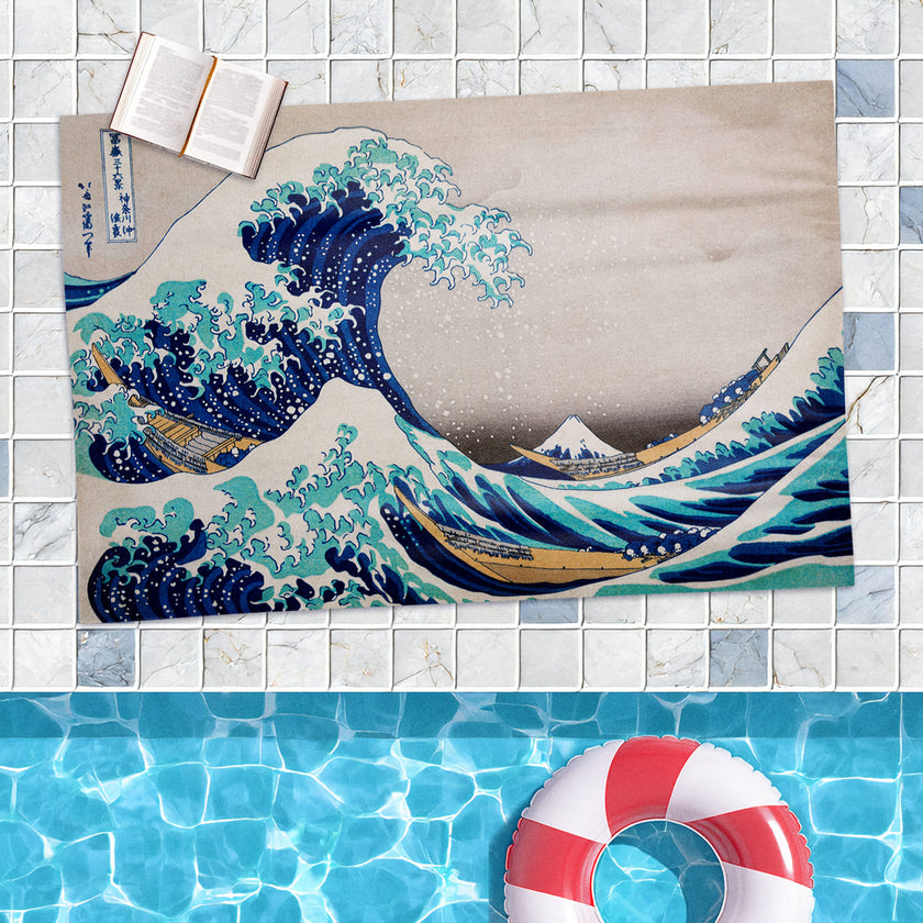 Rankšluostis Hokusai „The Great Wave off Kanagawa