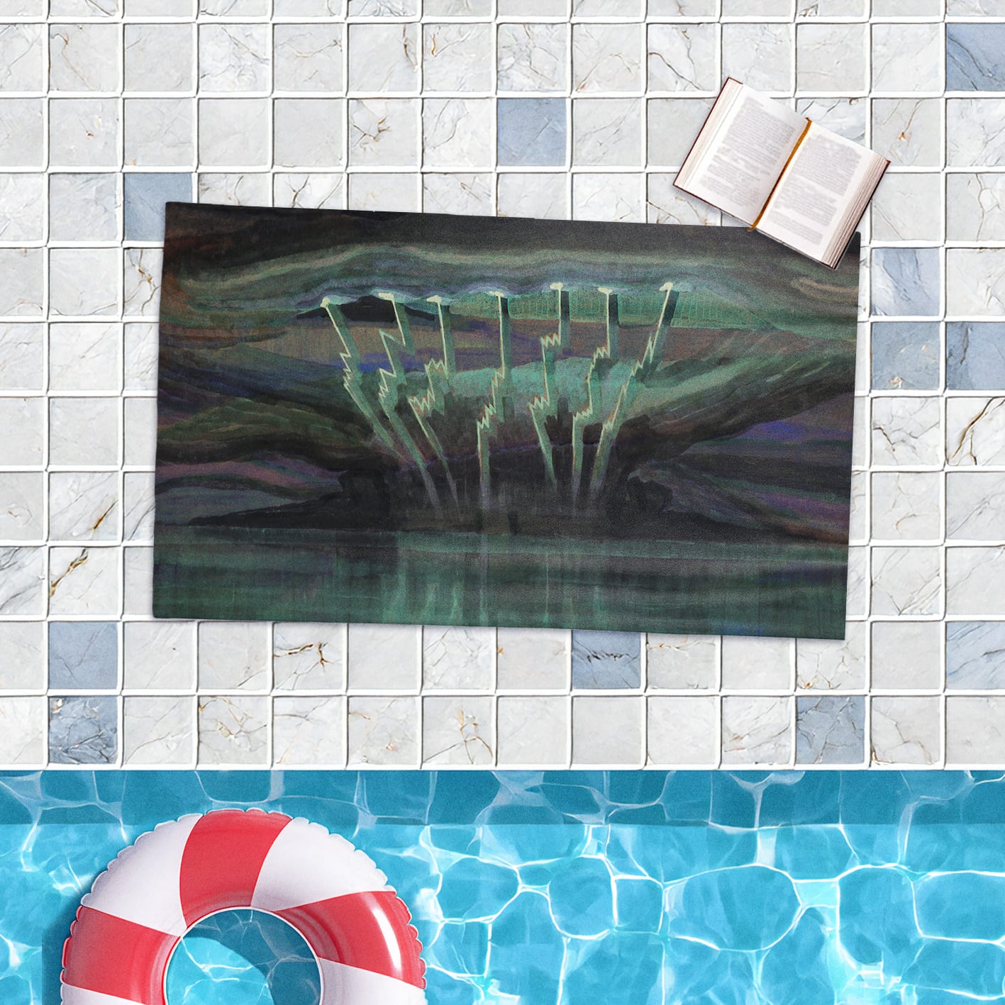 Rankšluostis M. K. Čiurlionis „Žaibai"