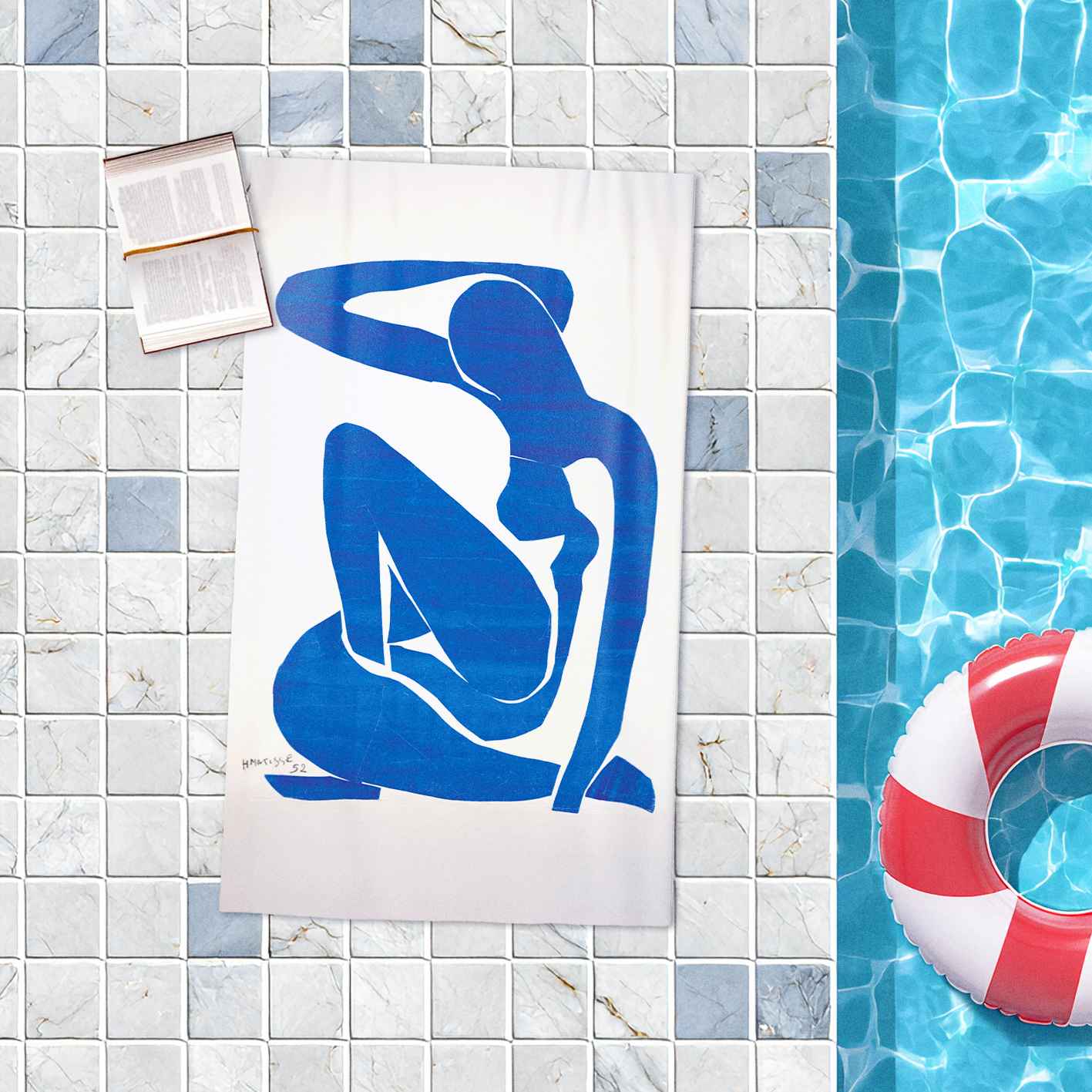 Rankšluostis Henri Matisse „Blue Nude