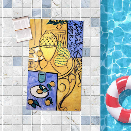 Rankšluostis Henri Matisse „Interior, Yellow & Blue