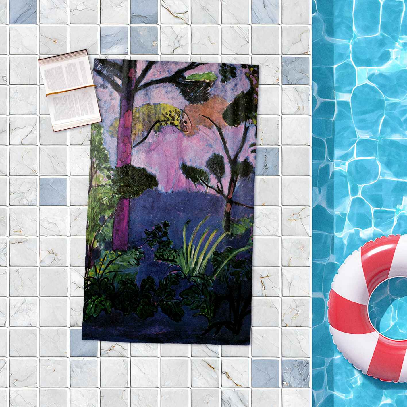 Rankšluostis Henri Matisse „Moroccan Landscape