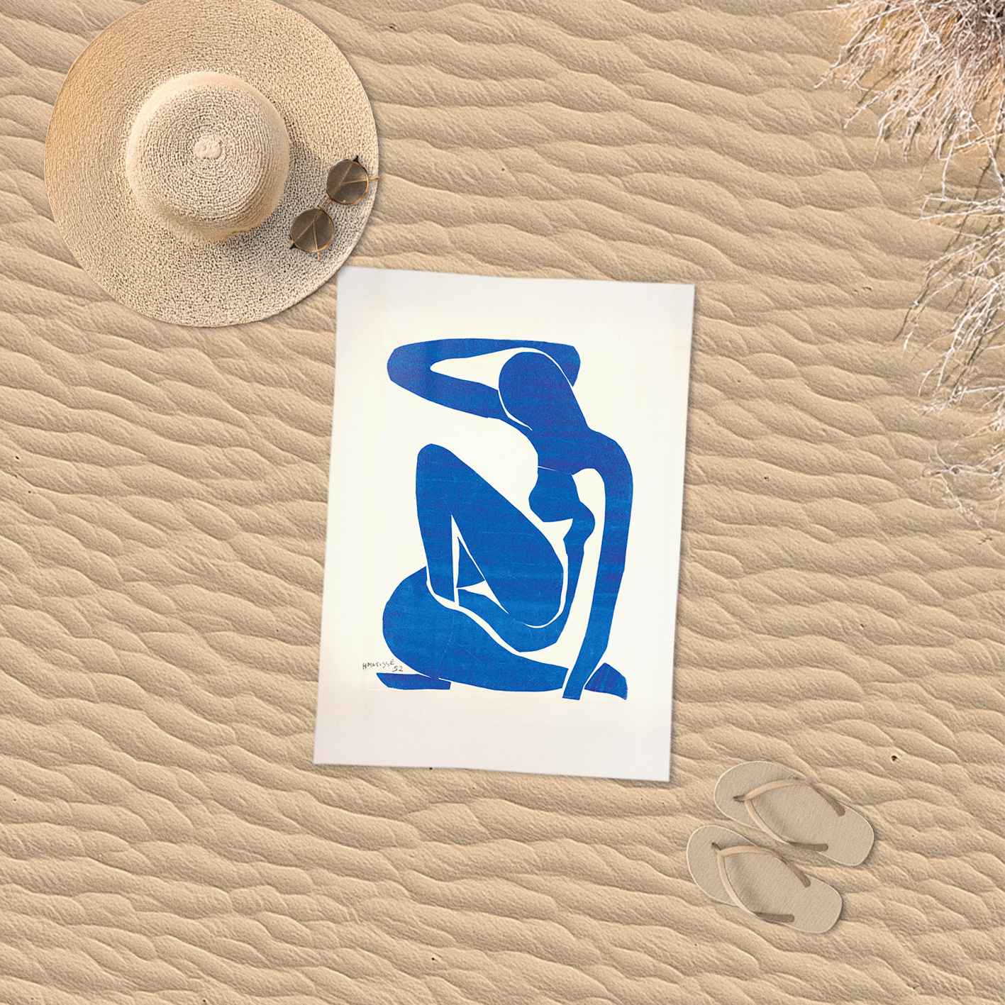 Rankšluostis Henri Matisse „Blue Nude