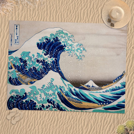 Towel Hokusai 