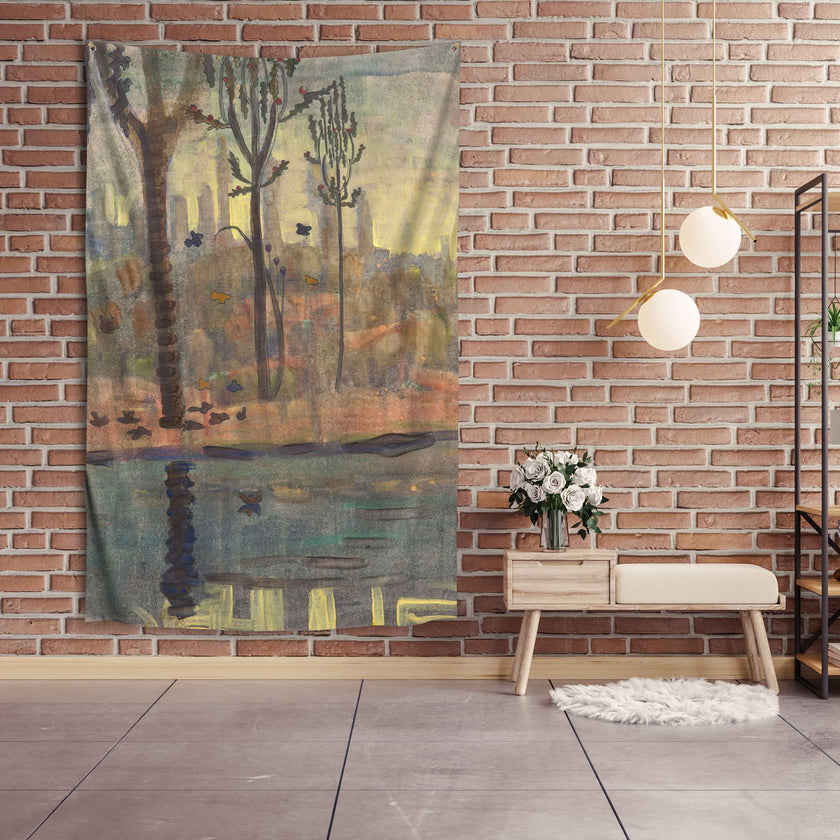 Sienos dekoracija gobelenas M. K. Čiurlionis „Etiudas