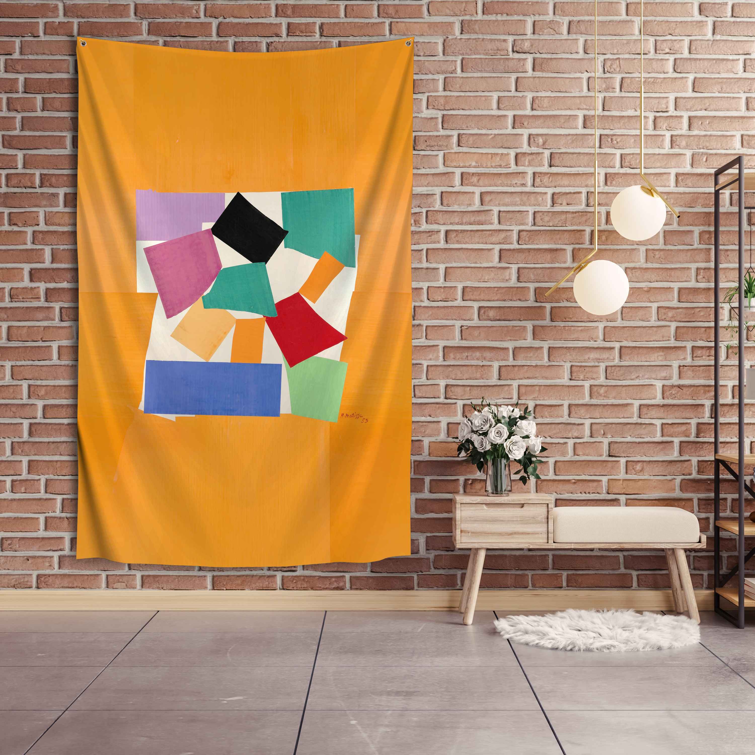 Wall decoration tapestry MK Čiurlionis 