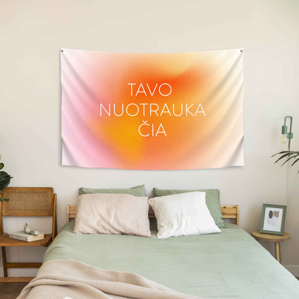 Wall decoration tapestry with your photo