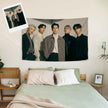 Sienos dekoracija gobelenas su jūsų nuotrauka